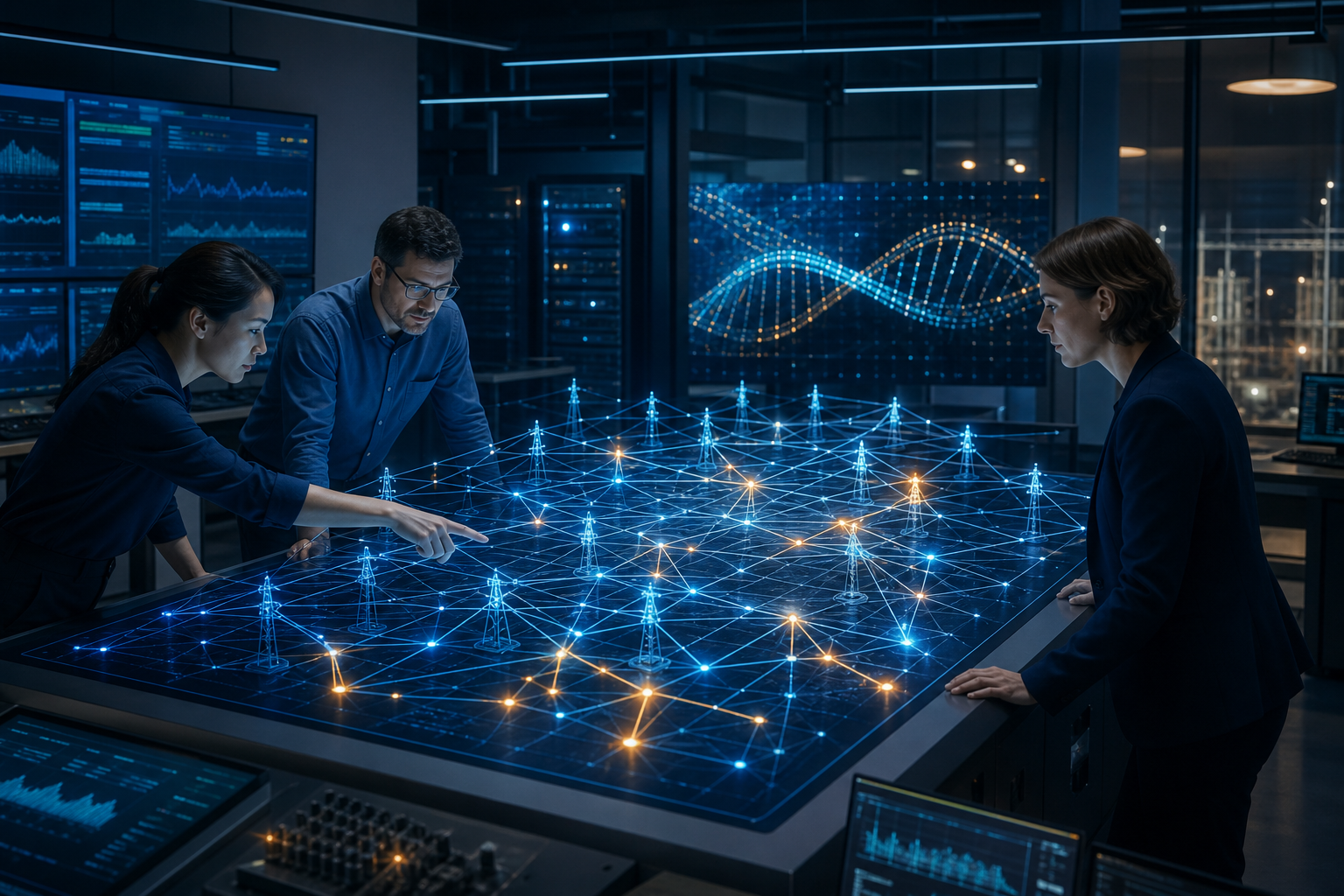 Gutachten: Netzanalyse im Kontrollraum