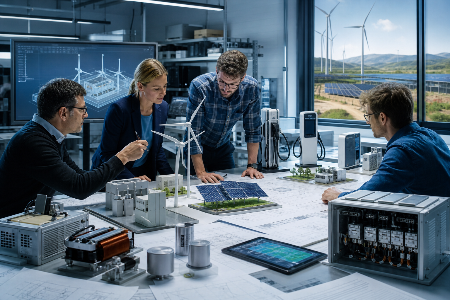 morEnergy Academy – Ingenieure arbeiten an technischen Lösungen