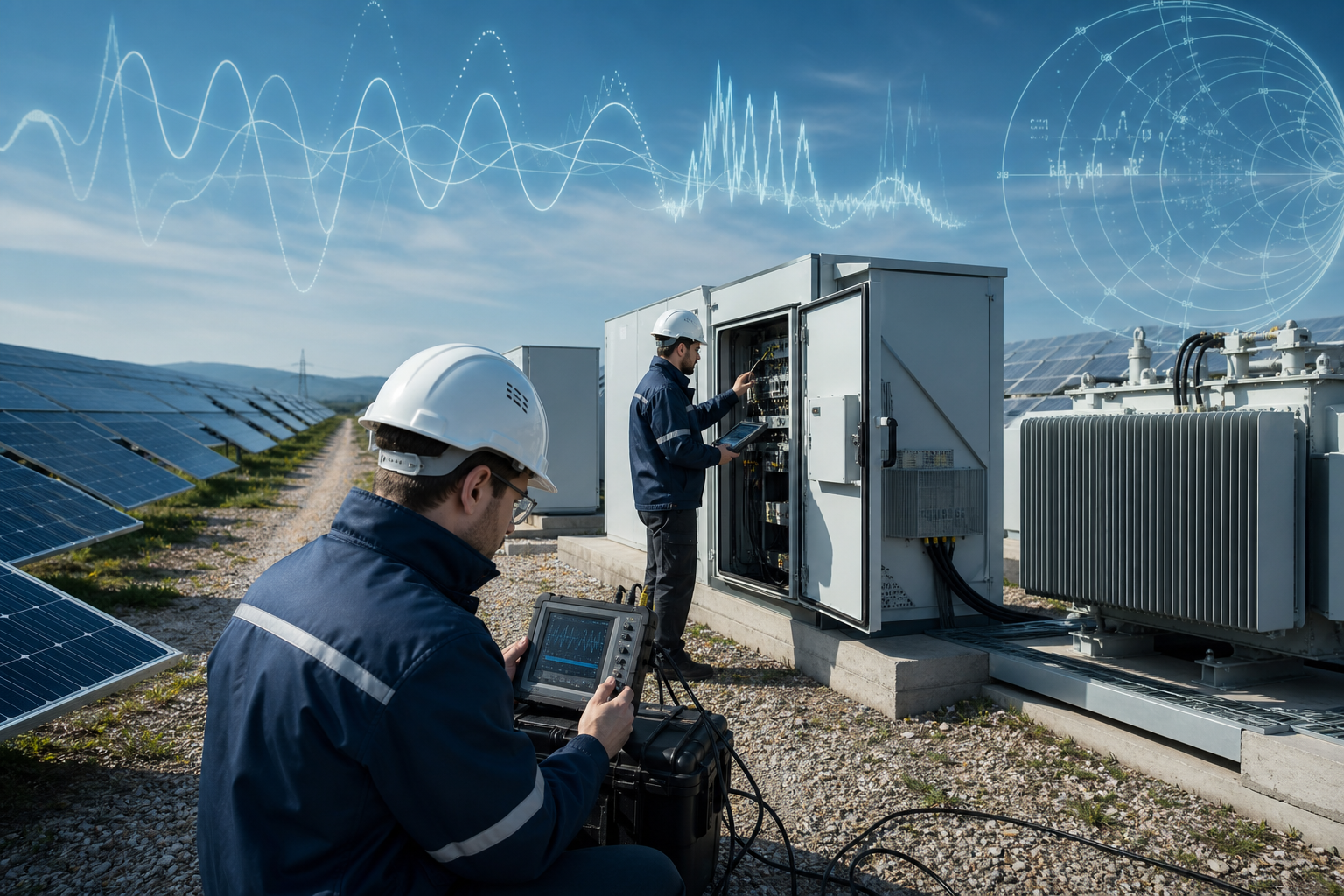 Power Quality Messung an Solaranlage